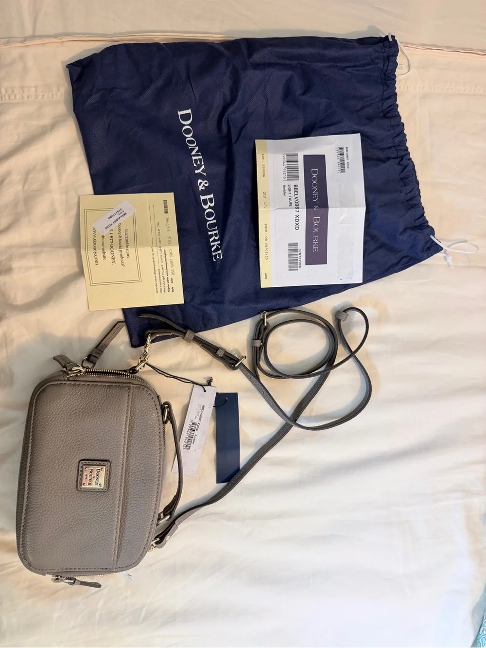 Dooney & Bourke pebbled leather
